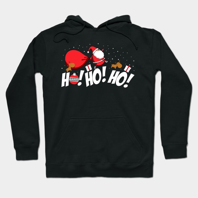 Ho Ho Ho Christmas Funny Shirt Hoodie by KsuAnn